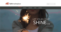 Desktop Screenshot of faithmarketplace.com